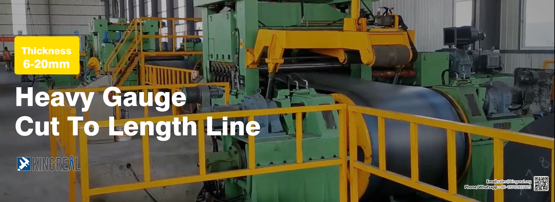 Línea de corte de calibre pesado a longitud