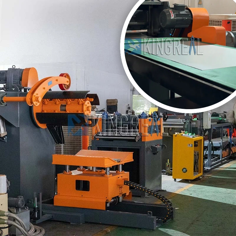 Configuración básica de la línea de corte longitudinal simple