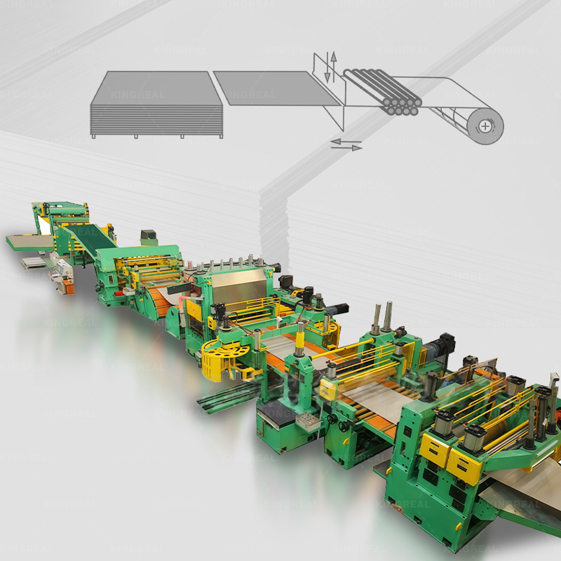 Máquina de corte longitudinal de bobina a hoja