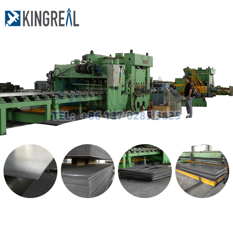 Máquina de corte de calibre pesado a longitud
