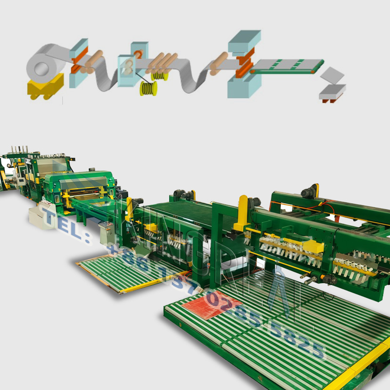 Línea de producción de corte longitudinal de alta precisión