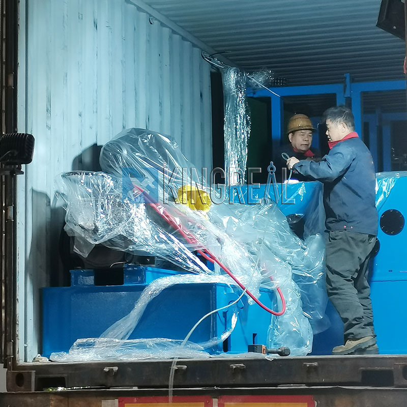 fly shearing cut to length line