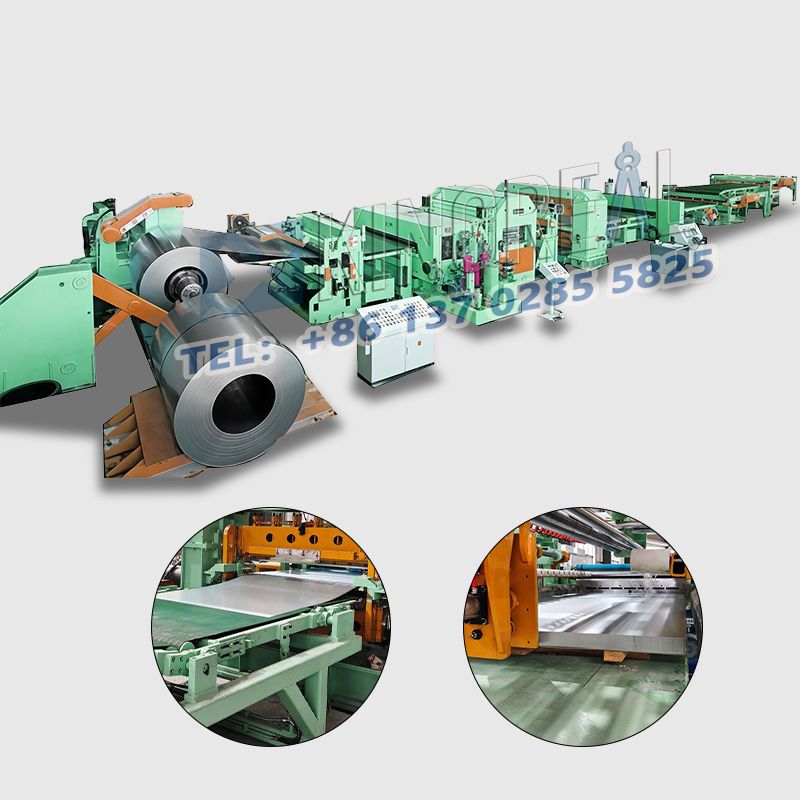 Máquina de corte a medida de calibre medio